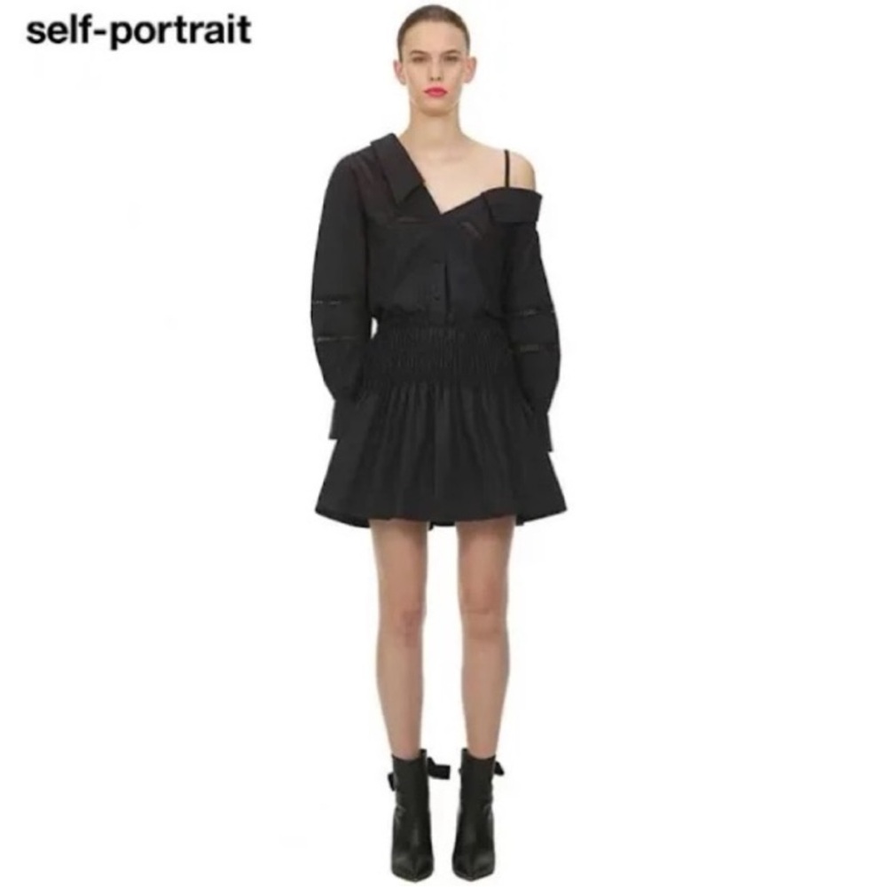 Self-Portrait Elegant Black Dress